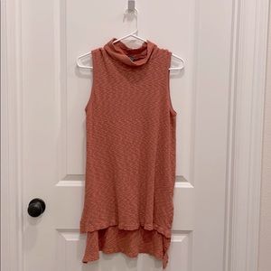 Anthropologie Left of Center Pink Boho Tunic